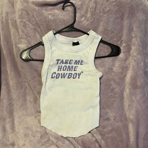 White ribbed tank top